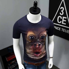 Printed Men Crossfit Anime T-Shirt