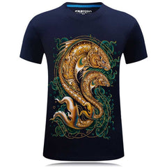 Printed Men Crossfit Anime T-Shirt