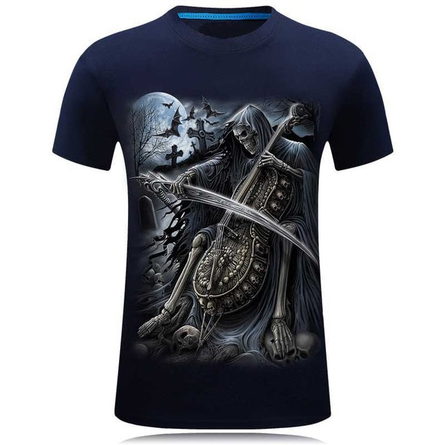 Printed Men Crossfit Anime T-Shirt