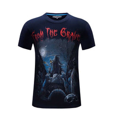 Printed Men Crossfit Anime T-Shirt