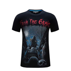 Printed Men Crossfit Anime T-Shirt