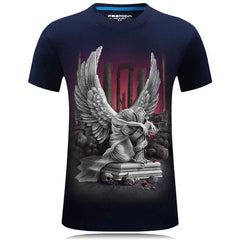 Printed Men Crossfit Anime T-Shirt
