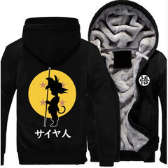 Fleece Women Design Cartoon Anime Jackets
