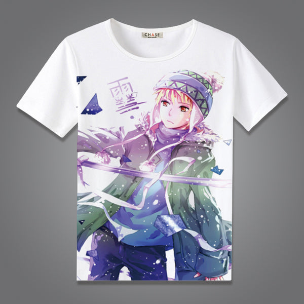 Anime Patchwork Women Casual T-Shirt