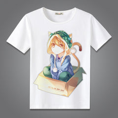 Anime Patchwork Women Casual T-Shirt