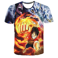 Cartoon Anime Men Fashion T-Shirt