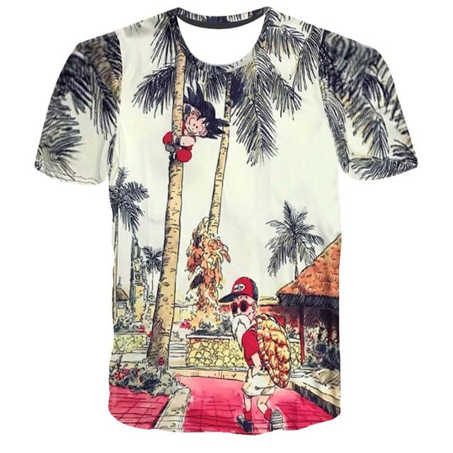 Cartoon Anime Men Fashion T-Shirt