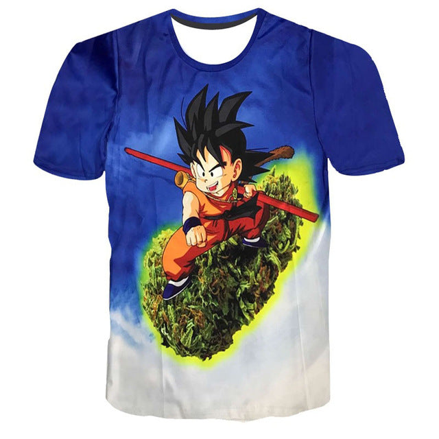 Cartoon Anime Men Fashion T-Shirt