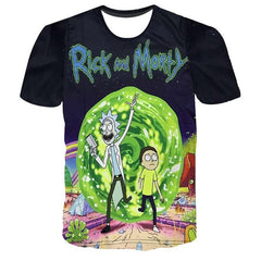 Cartoon Anime Men Fashion T-Shirt