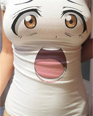 Women Anime Cute Emoji T-Shirt