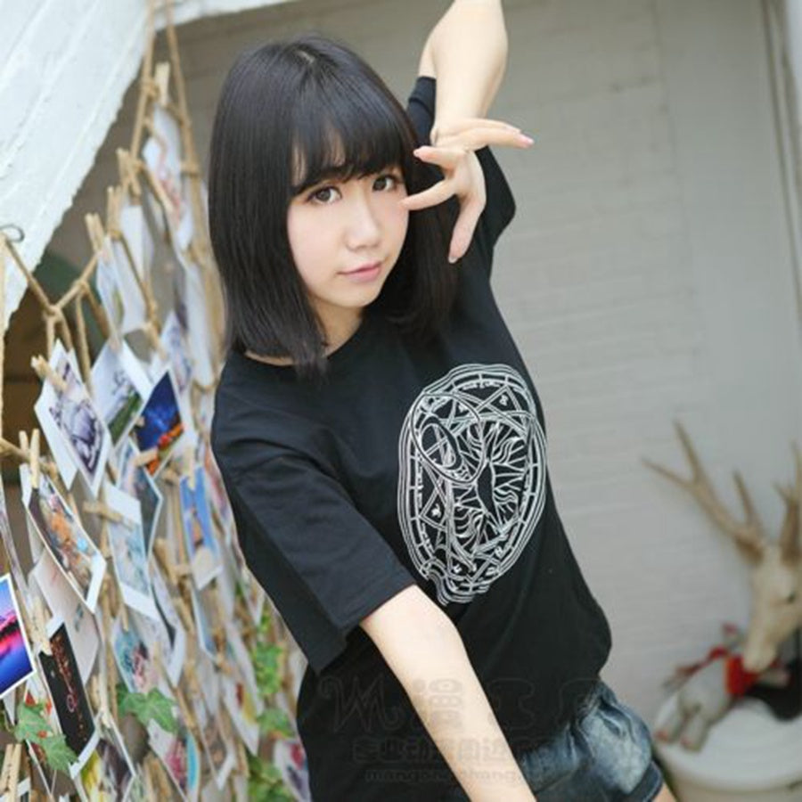 Anime Black Women Cosplay T-Shirt